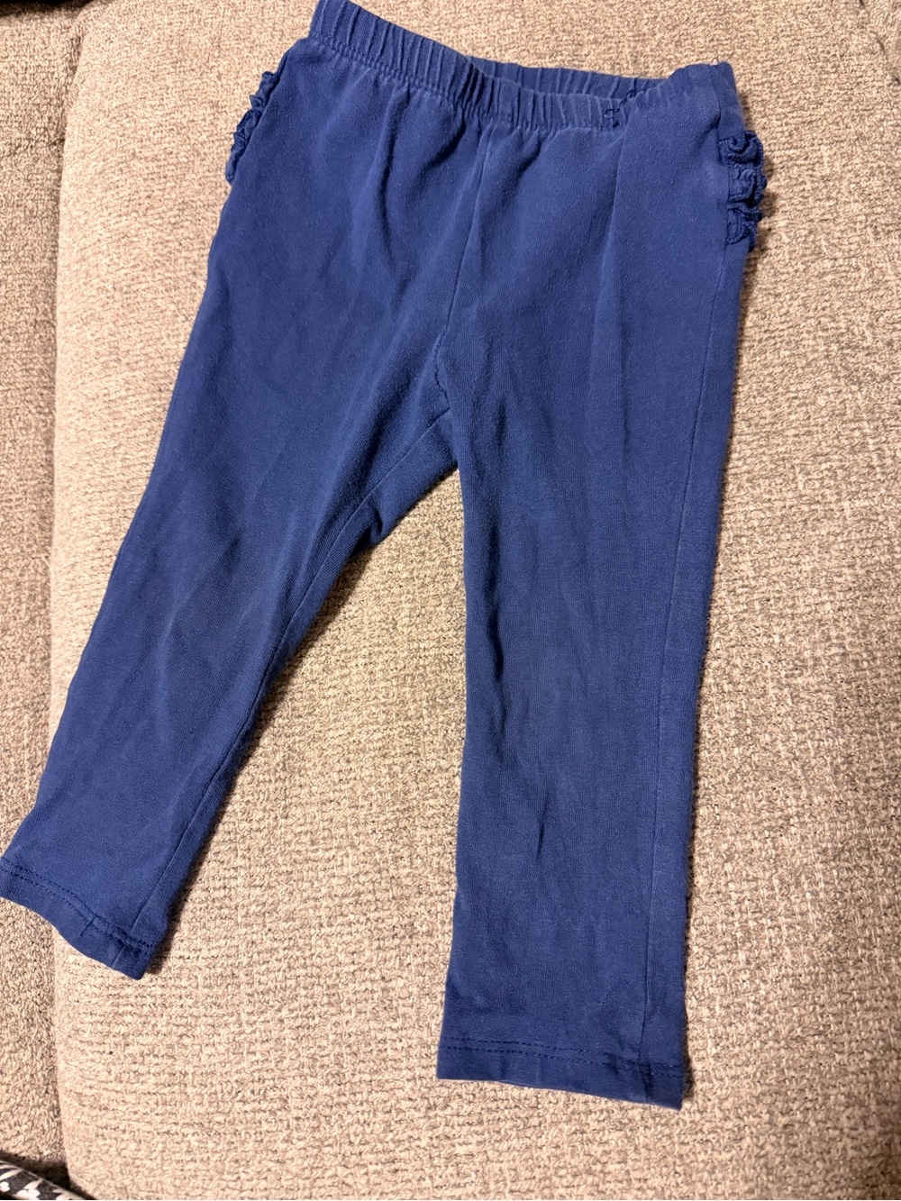 Old Navy Navy Ruffle Hip Leggings